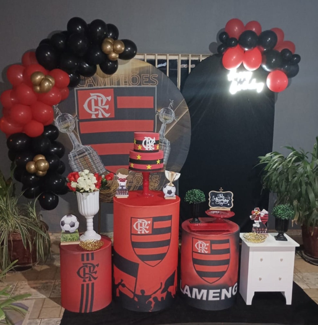 Decoração Flamengo  - Vitoria locações 