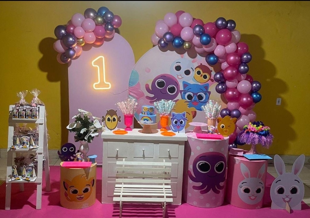 Decoração Bolofofo  - Vitoria locações 