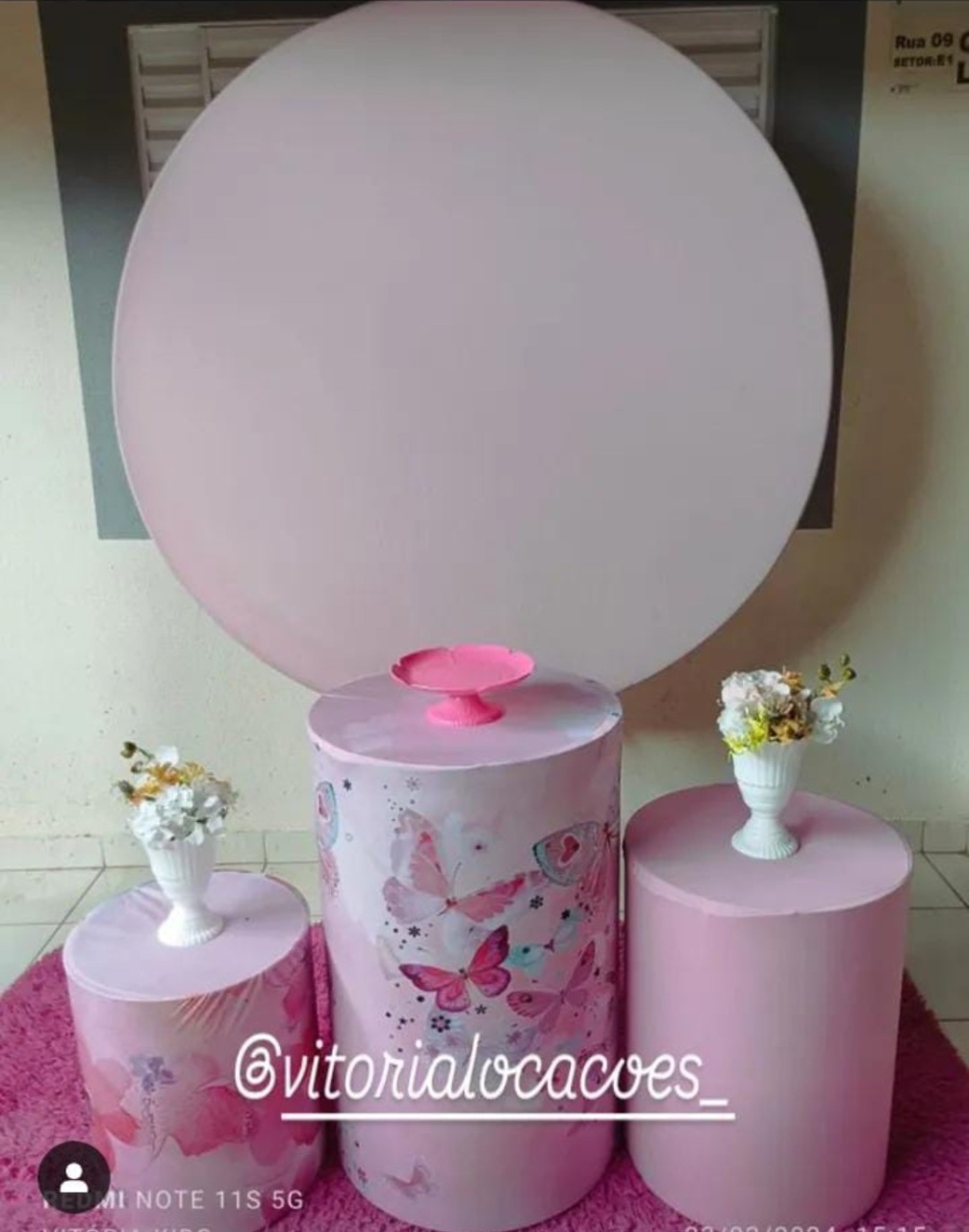 Chá de Bebe Rosa  - Vitoria locações 