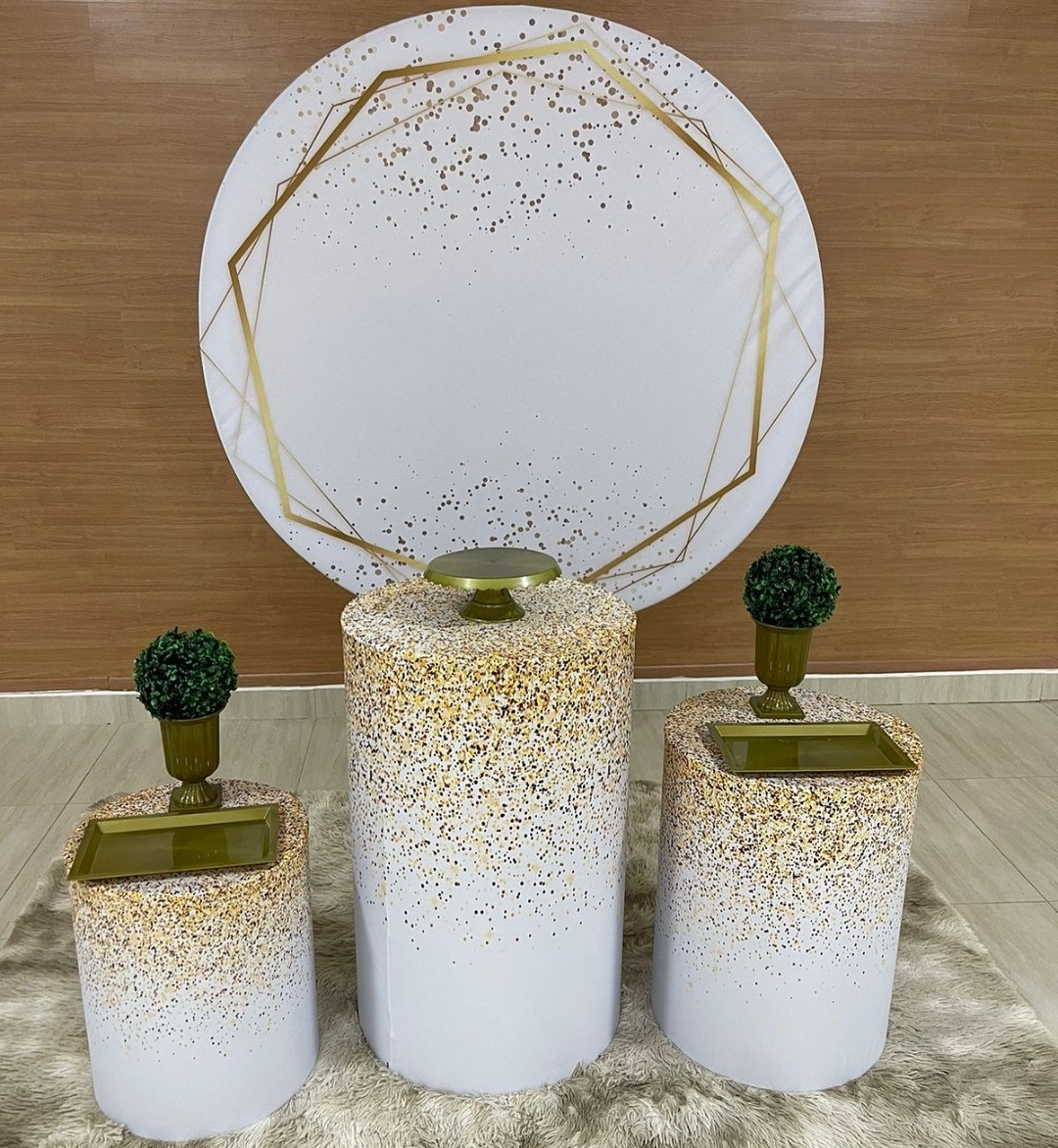 Dourado Com Branco  - Vitoria locações 