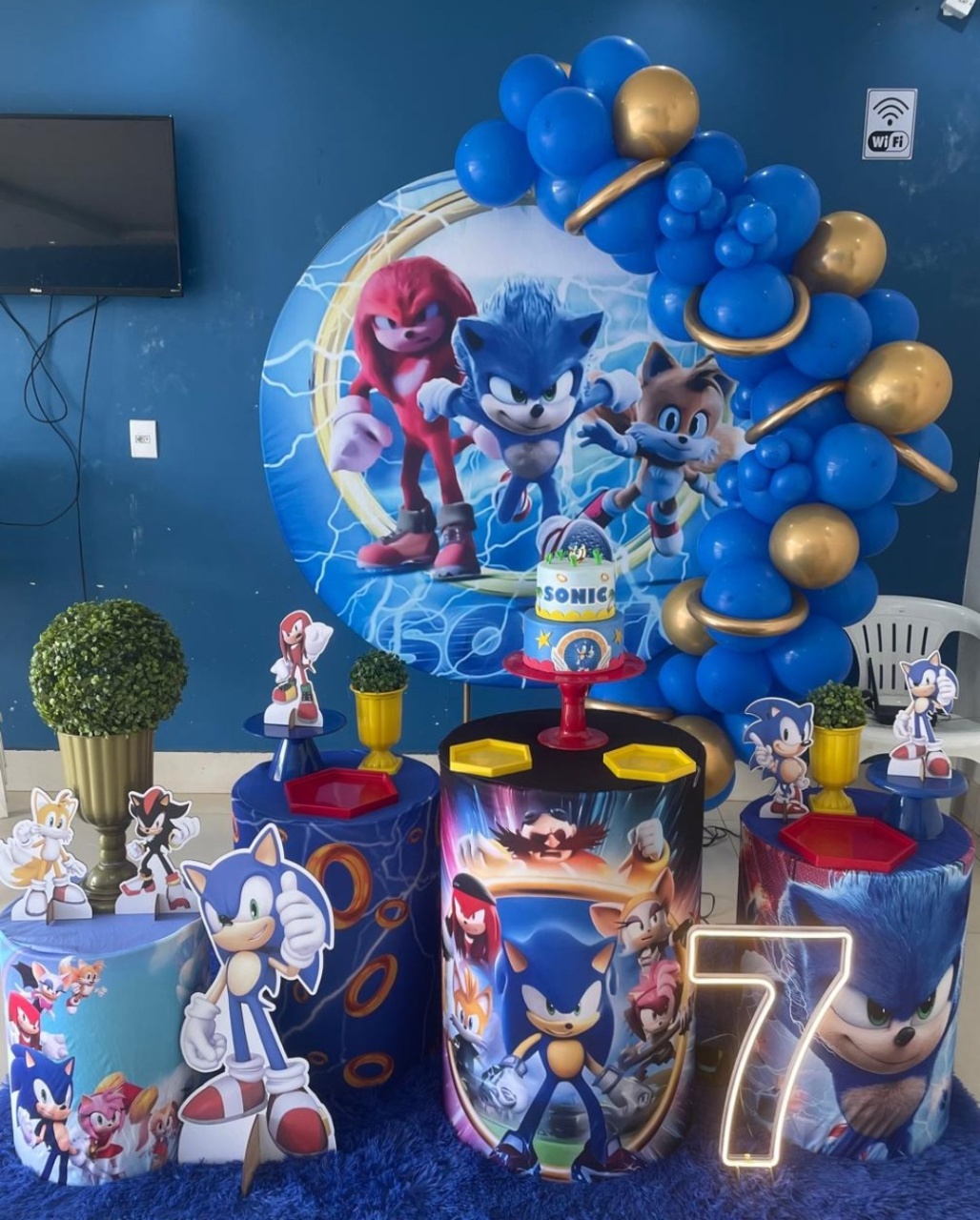 Decoração Sonic  - Vitoria locações 