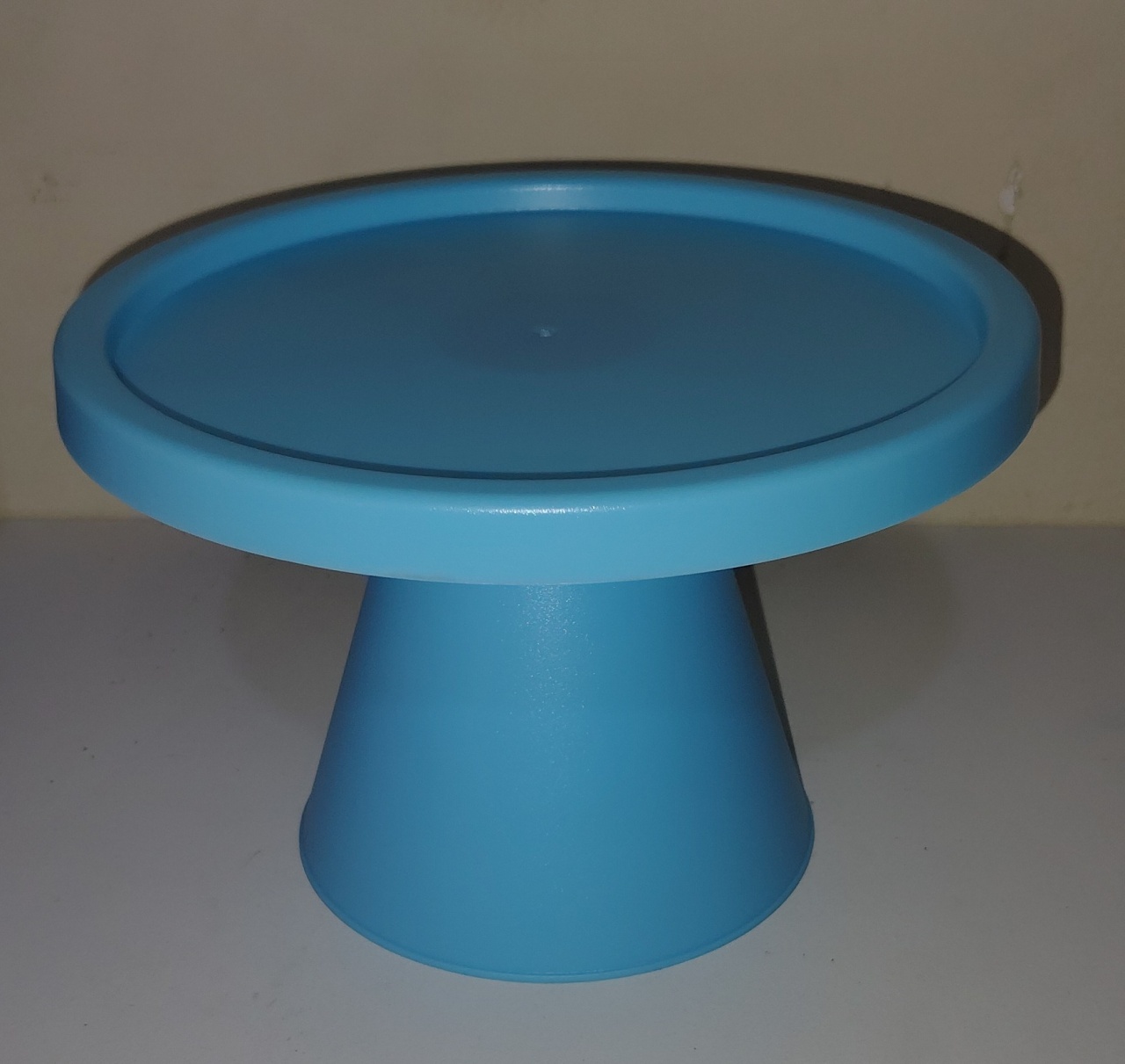 Boleira Alta Cone Azul Bebê  - Sua festa PM