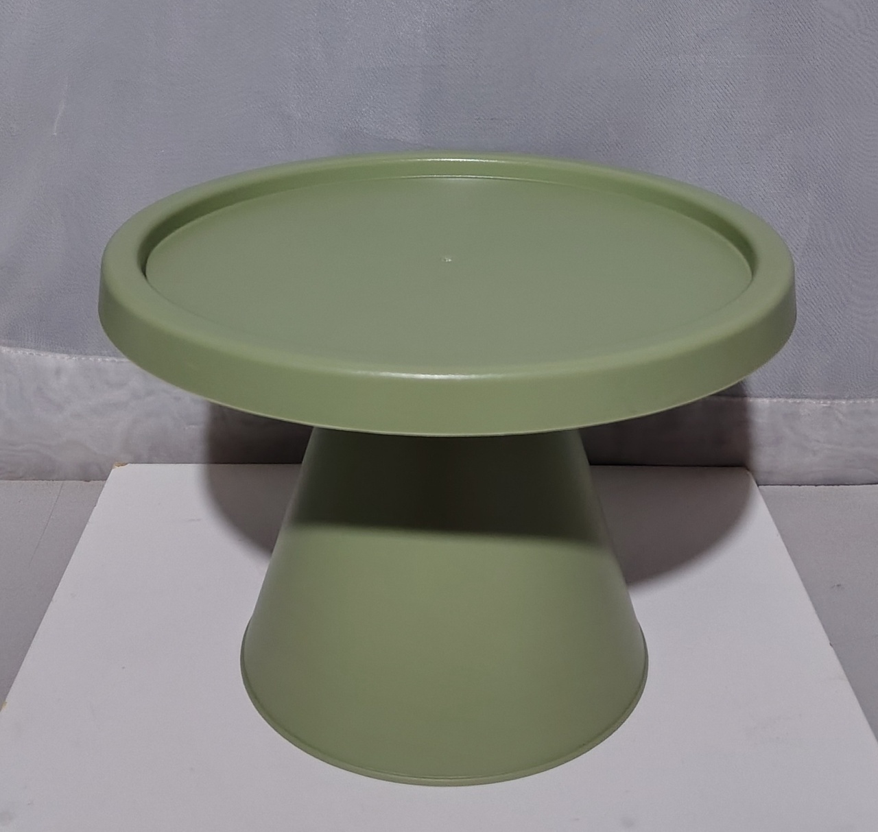Boleira Alta Cone Verde Eucalipto  - Sua festa PM