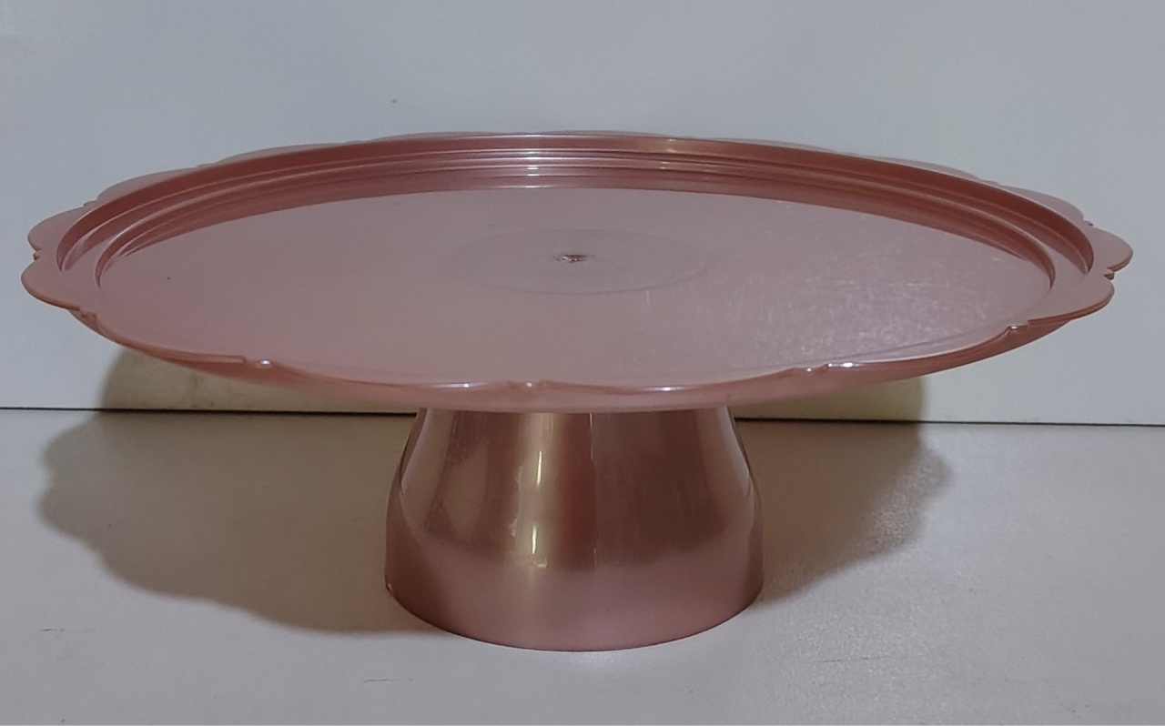 Boleira Baixa Rose Gold  - Sua festa PM