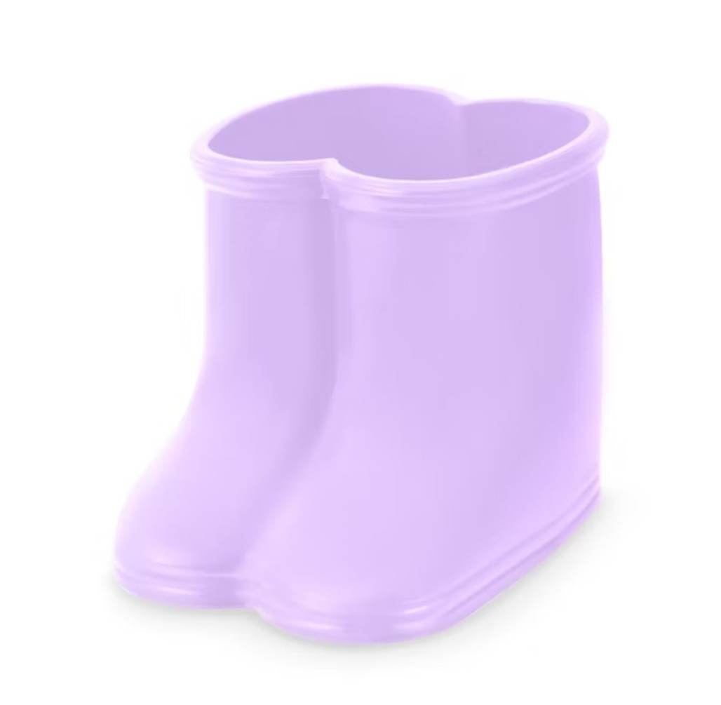 Vaso Botinha Cor Verde Lilás  - Sua festa PM