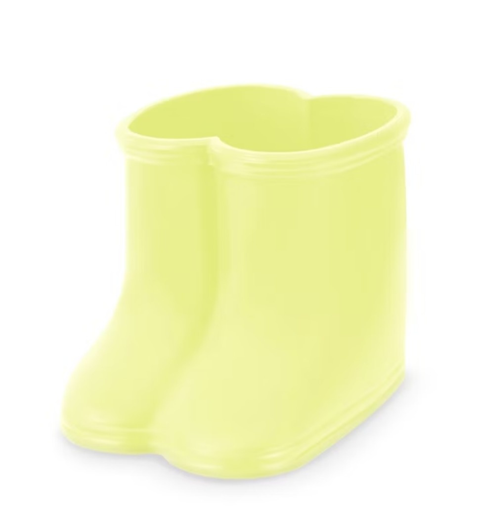 Vaso Botinha Cor Amarelo Candy - Sua festa PM