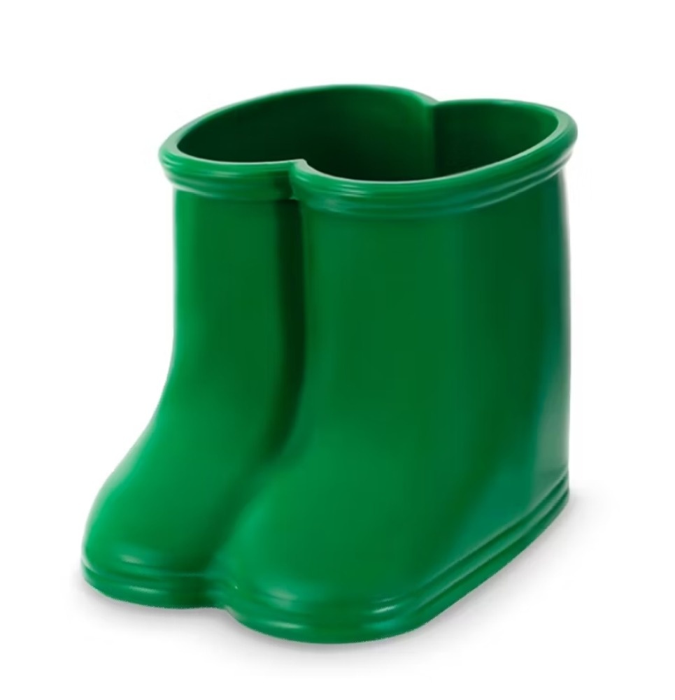 Vaso Botinha Cor Verde Bandeira  - Sua festa PM