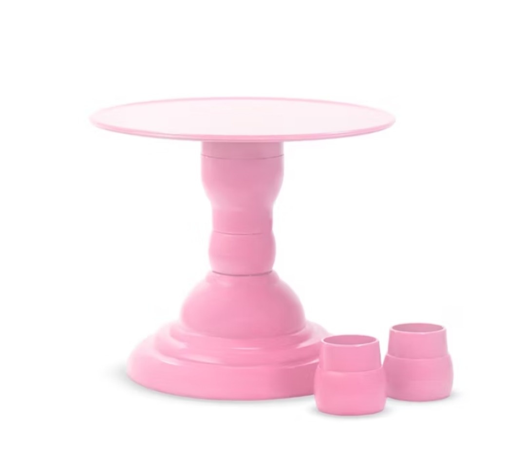 Boleira Alta Regulável Rosa Bebê  - Sua festa PM