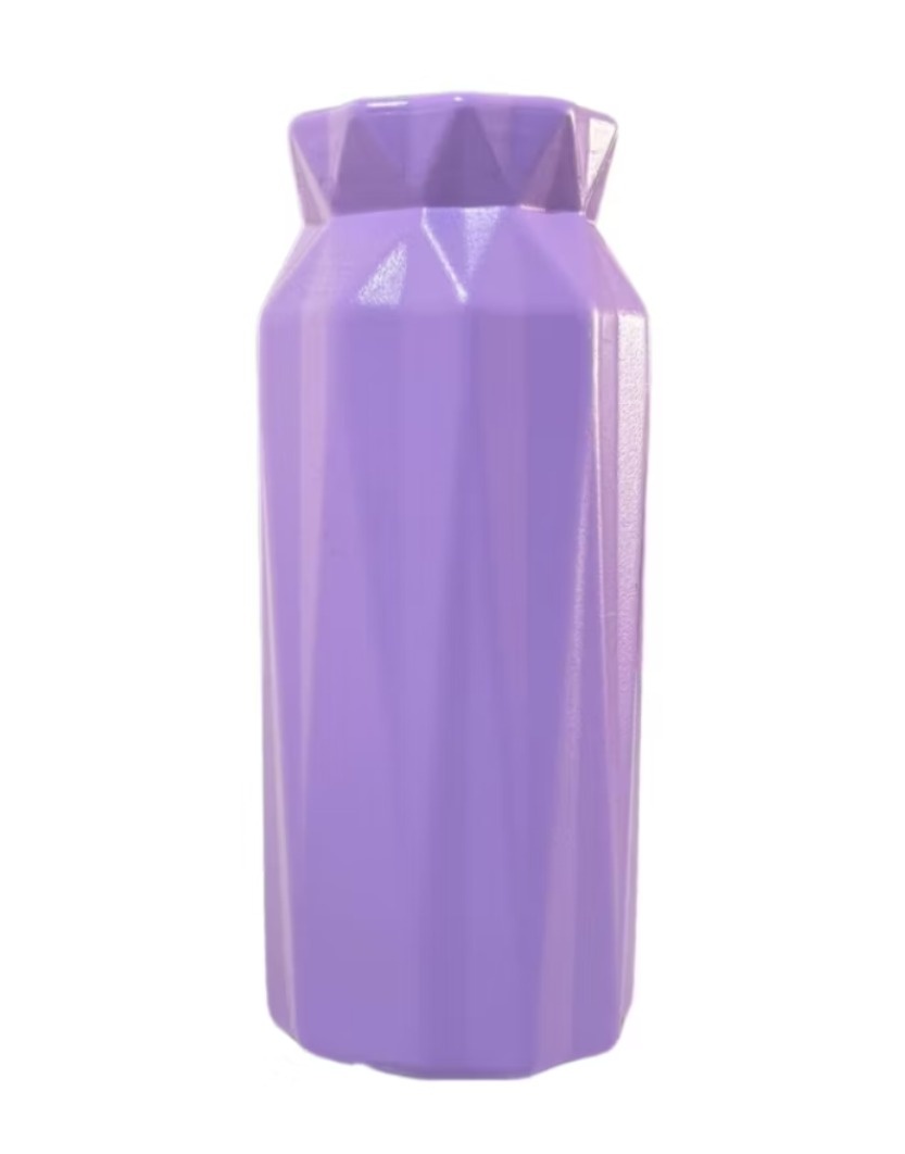 Vaso Glam Plástico Lilás  - Sua festa PM