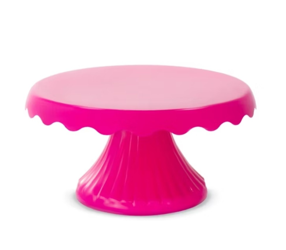 Boleira Cake Renda Pink - Sua festa PM