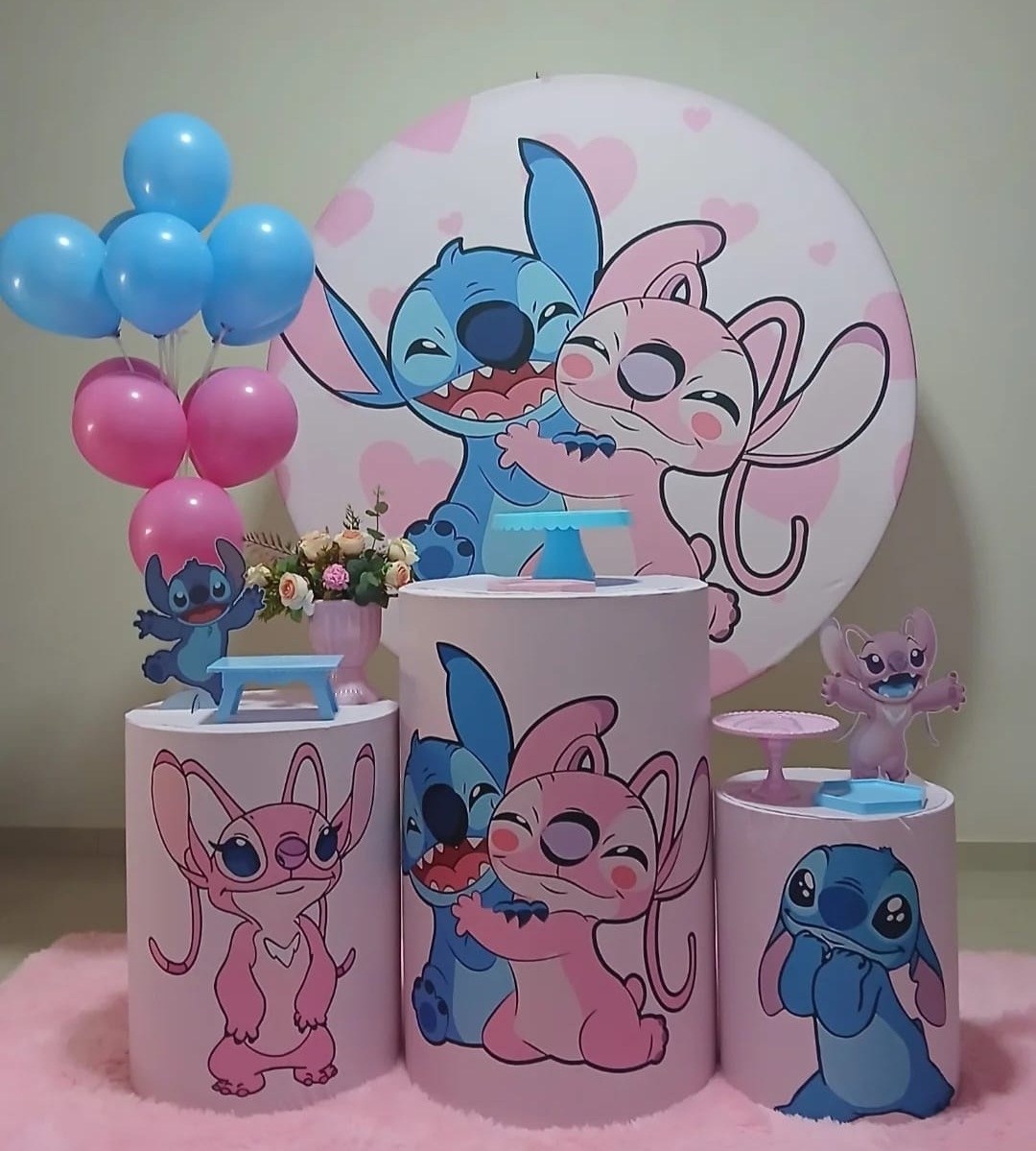 Kit Essencial Stitch E Angel 1 - Pâmela Cristina Gonçalves 