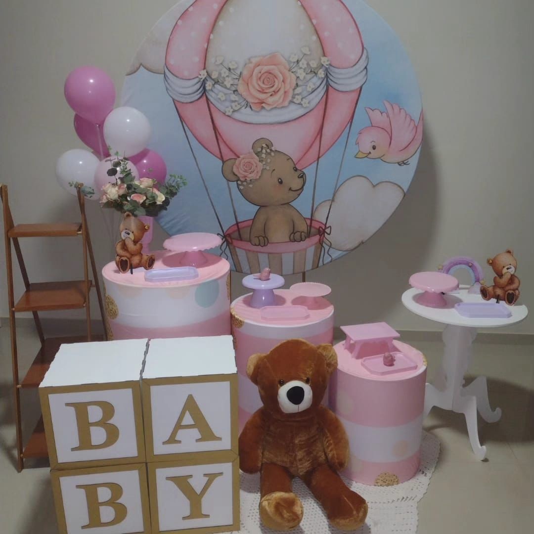Kit Encanto Chá de Bebê Ursinha - Pâmela Cristina Gonçalves 