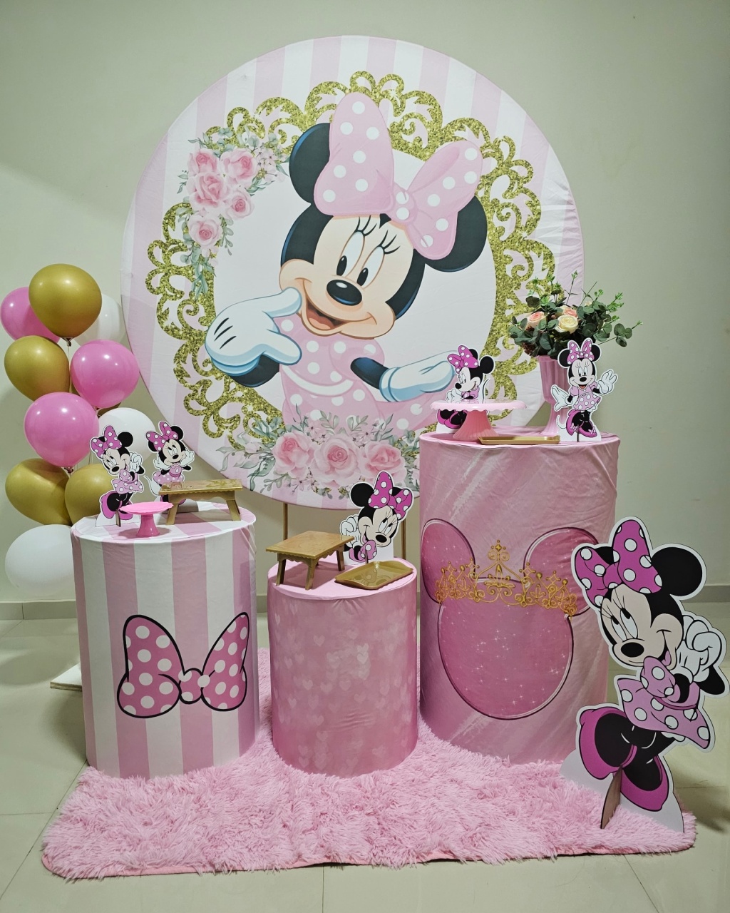 Kit Essencial Minnie Rosa - Pâmela Cristina Gonçalves 