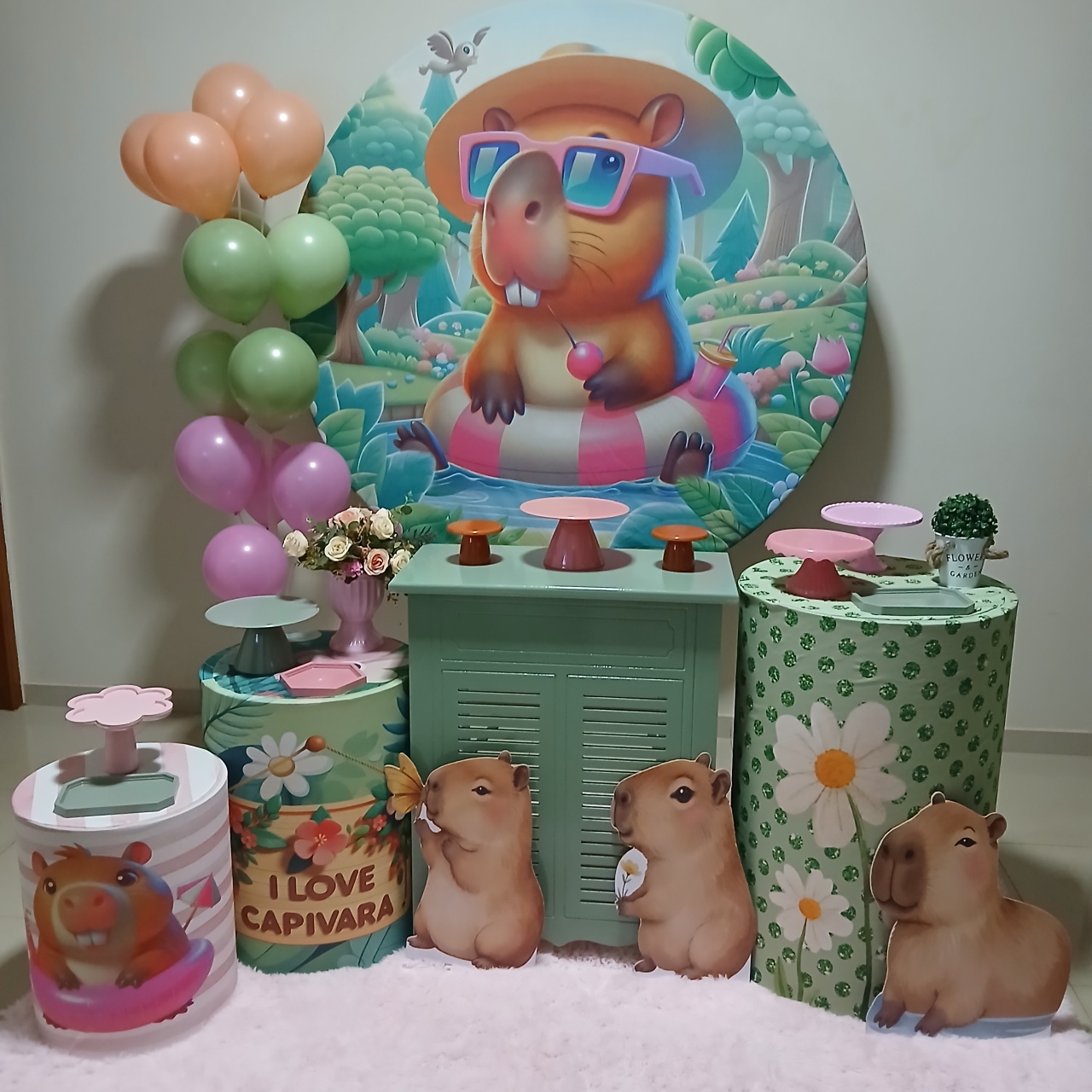 Kit Encanto Capivara  - Pâmela Cristina Gonçalves 