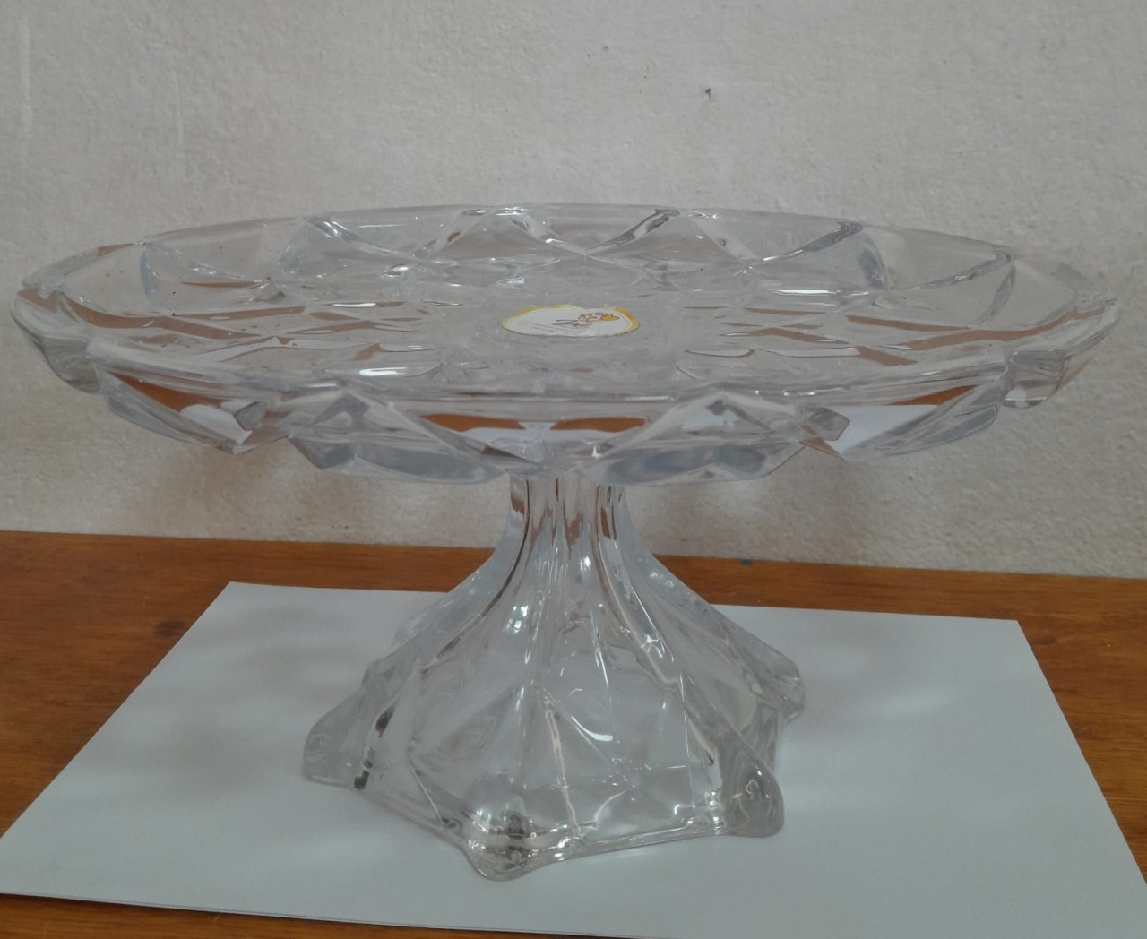 Boleira de Cristal Transparente - Rita de Cássia Pereira Santos Carvalho 