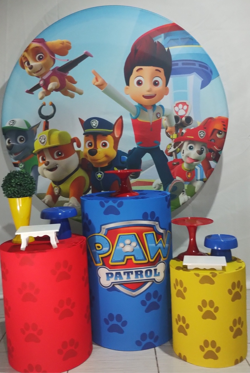 Kit Patrulha Canina - Arco íris Locações 