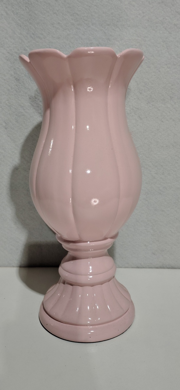 Jarro Cerâmica Flor G Rosa Candy - Arco íris Locações 