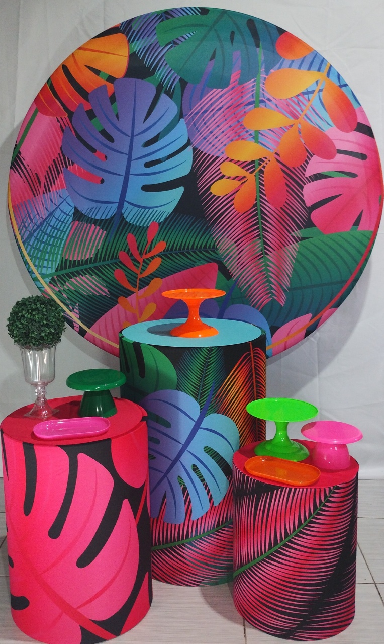 Kit Tropical - Arco íris Locações 
