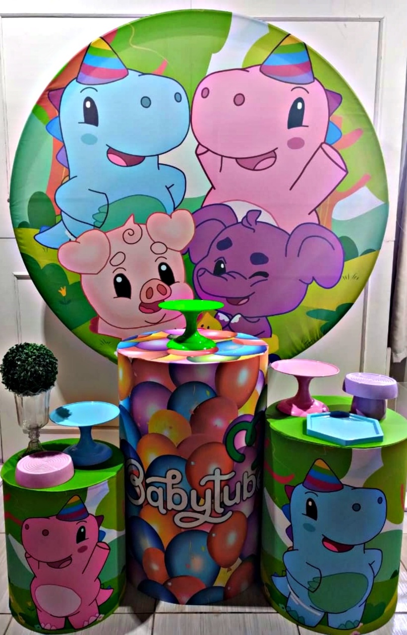 Kit Baby Tube - Arco íris Locações 