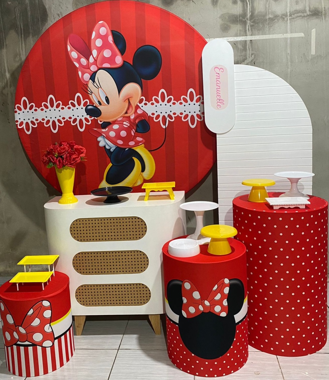 Kit Minie Personalizado - Arco íris Locações 