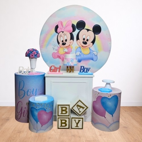 Kit M - Revelação Mickey E Minnie - JPeventospeguemontee