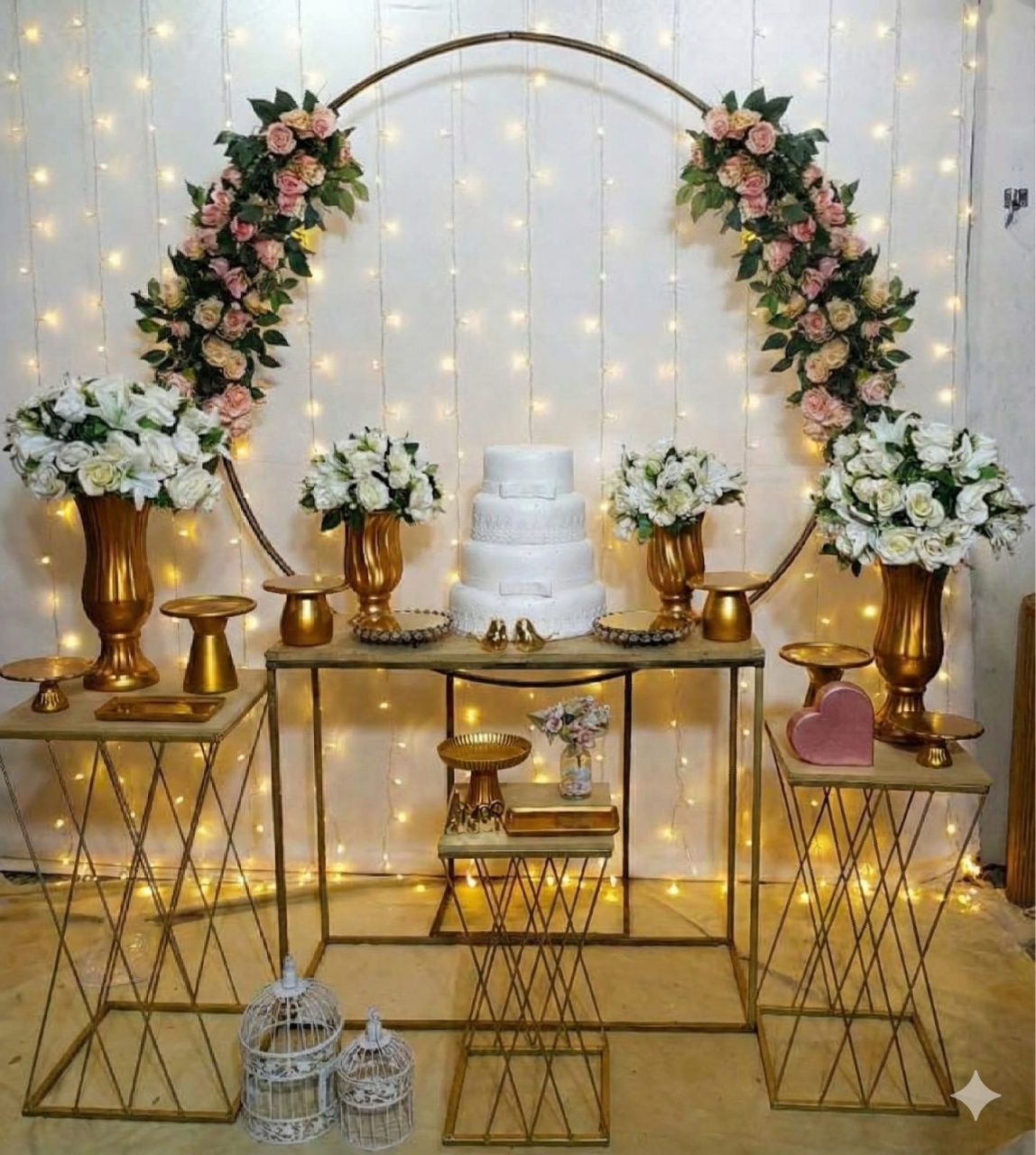 Kit Composição - Casamento Rosa - JPeventospeguemontee