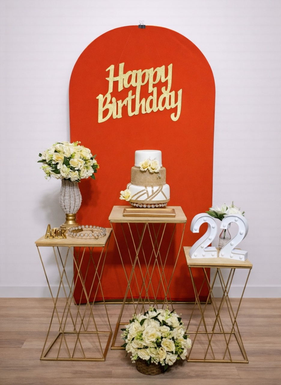 Kit P - Happy Birthday Laranja - JPeventospeguemontee