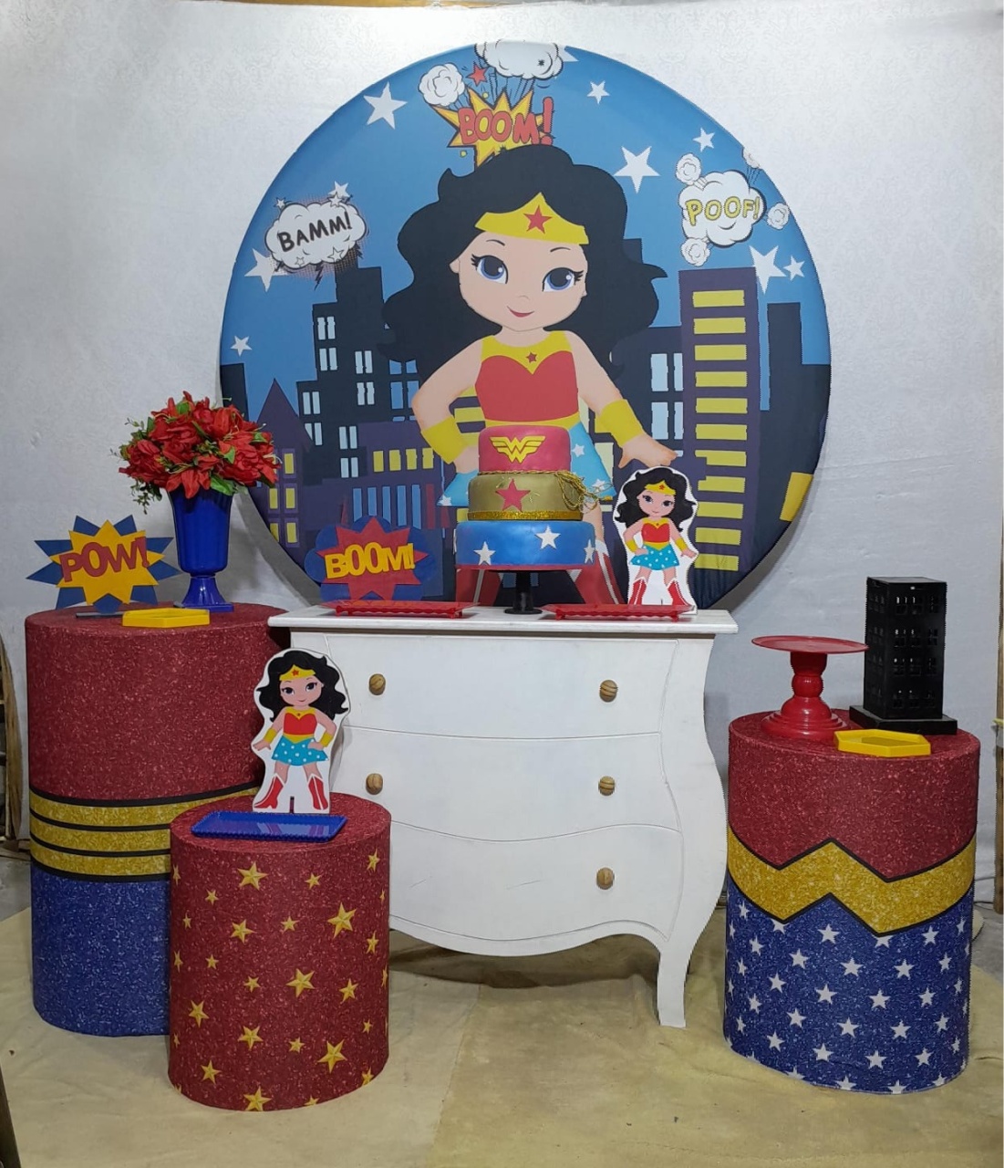 Kit M - Mulher Maravilha - JPeventospeguemontee