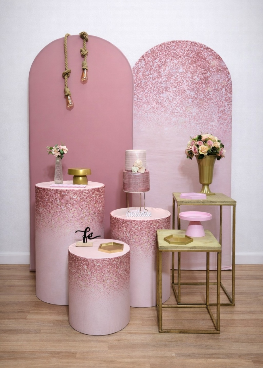 Decoração Rose - JPeventospeguemontee