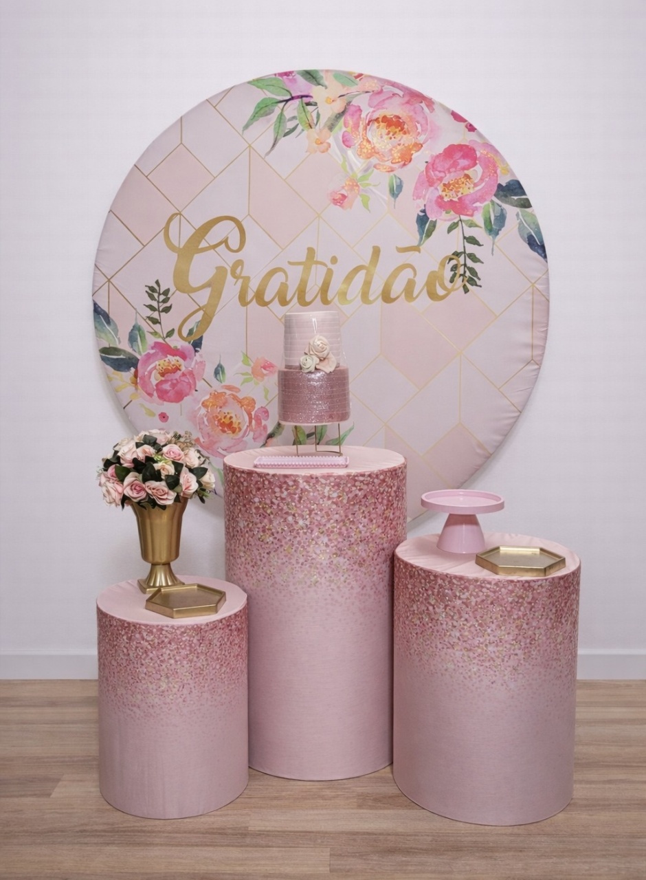 Kit P -  Gratidão Rosa - JPeventospeguemontee
