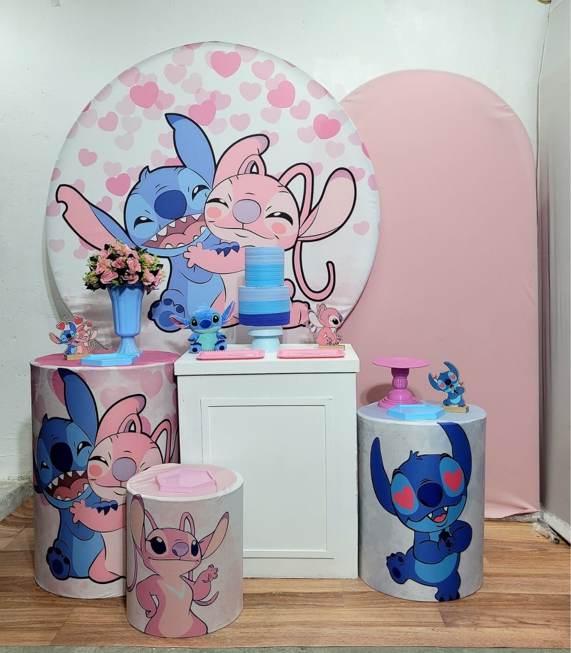 Kit G - Stitch Rosa 2 - JPeventospeguemontee