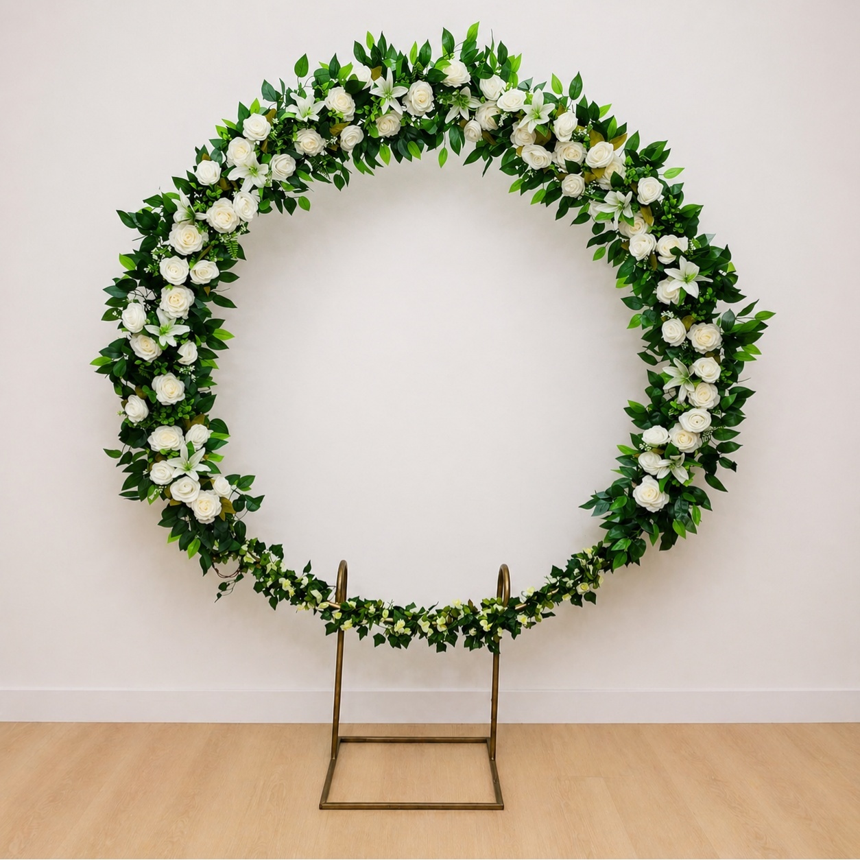 Arco Redondo Floral Casamento - JPeventospeguemontee