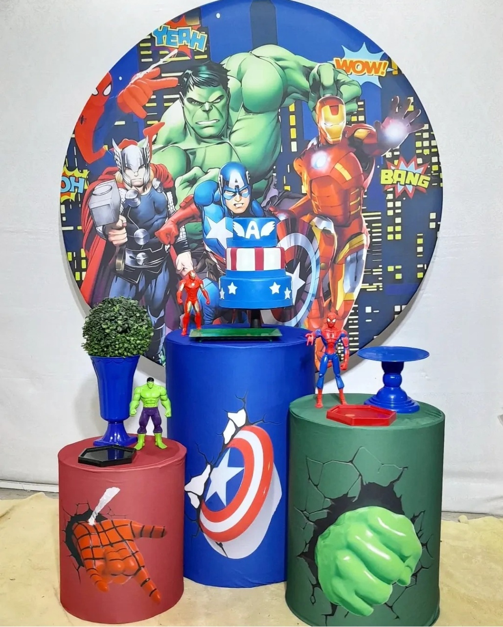 Kit P -  Vingadores - JPeventospeguemontee