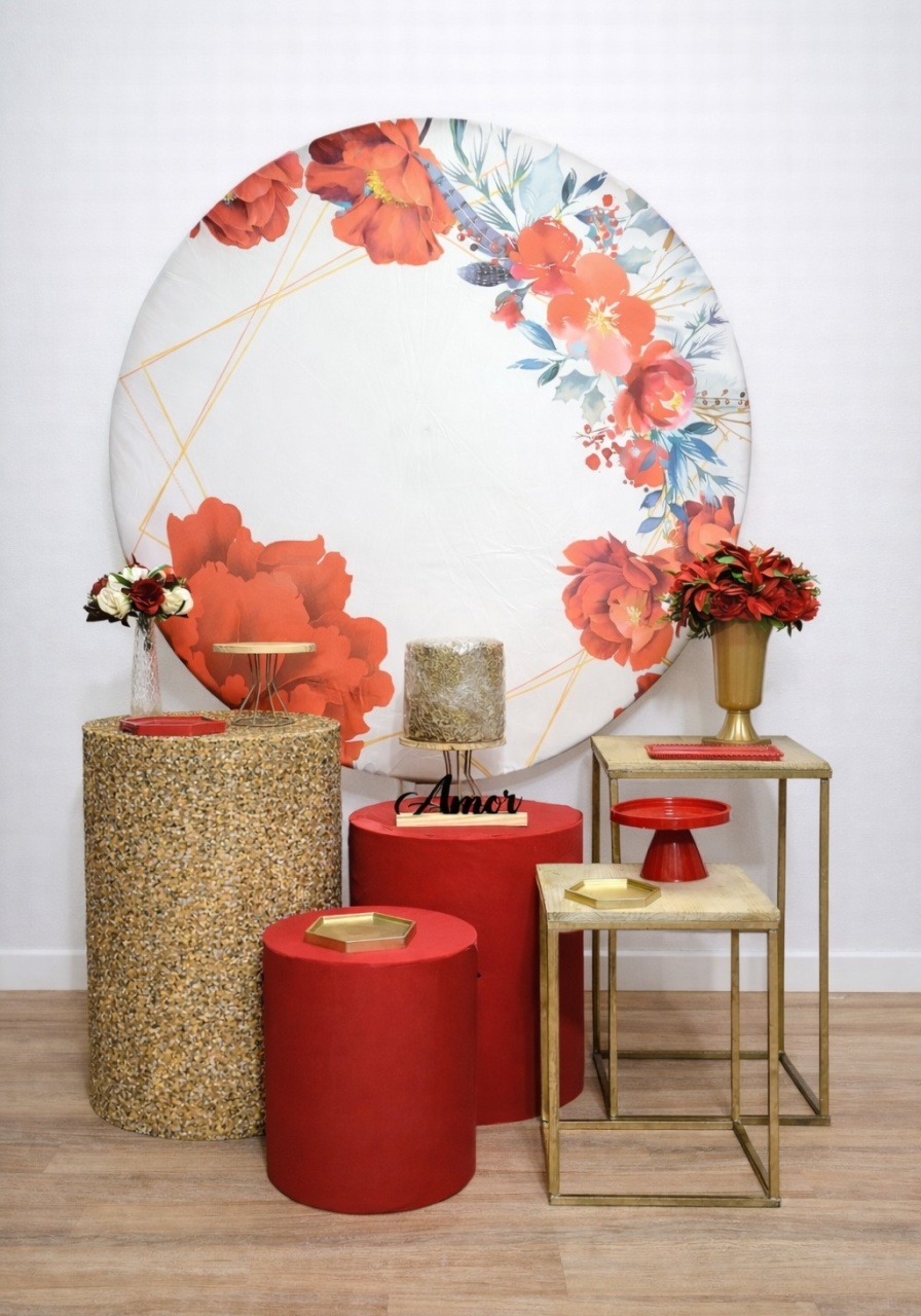 Decoração Vermelho  - JPeventospeguemontee