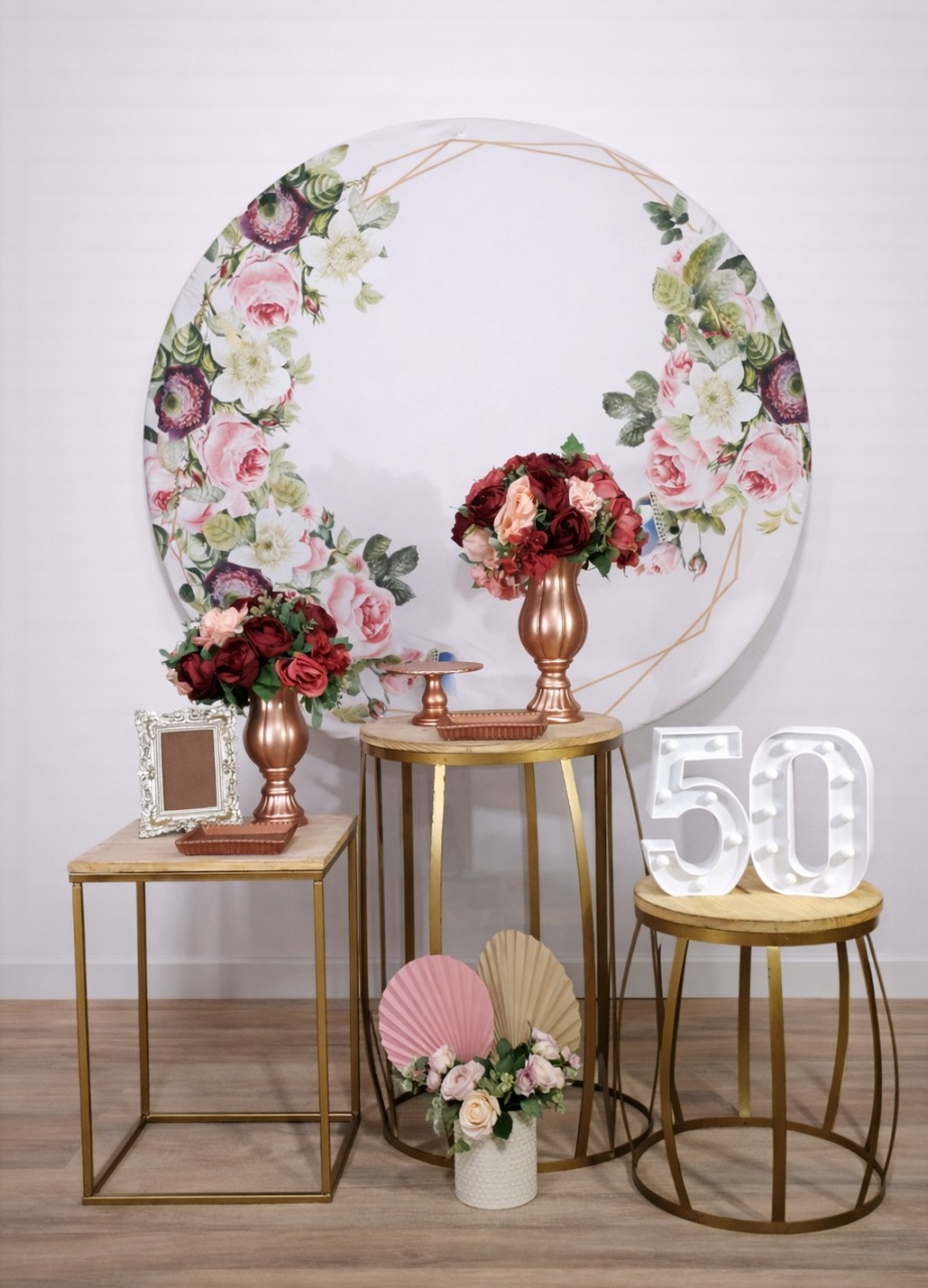 Kit P - Floral Marsala Com Rose - JPeventospeguemontee