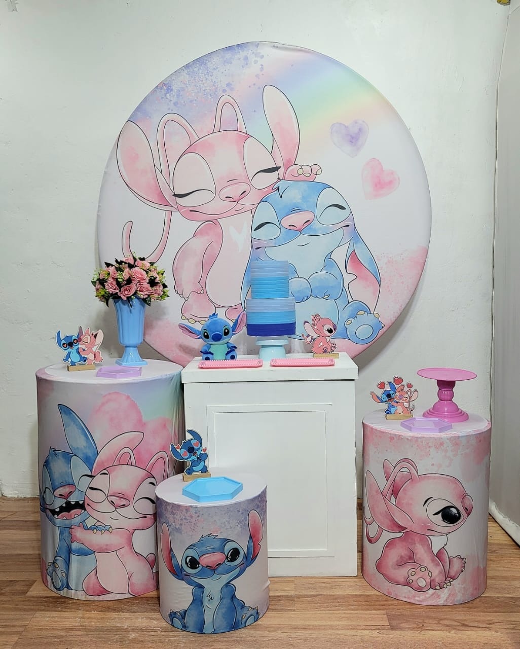 Kit M - Stitch Rosa  - JPeventospeguemontee