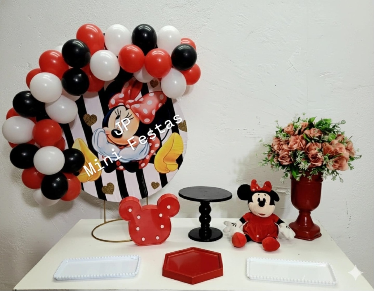 Mini Kit Minnie Vermelha - JPeventospeguemontee