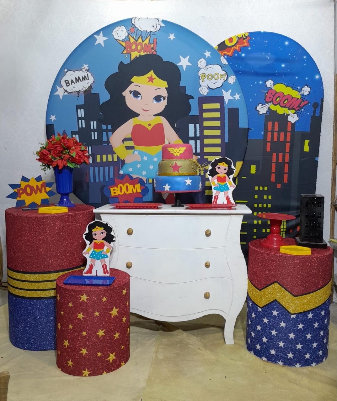 Kit G - Mulher Maravilha - JPeventospeguemontee