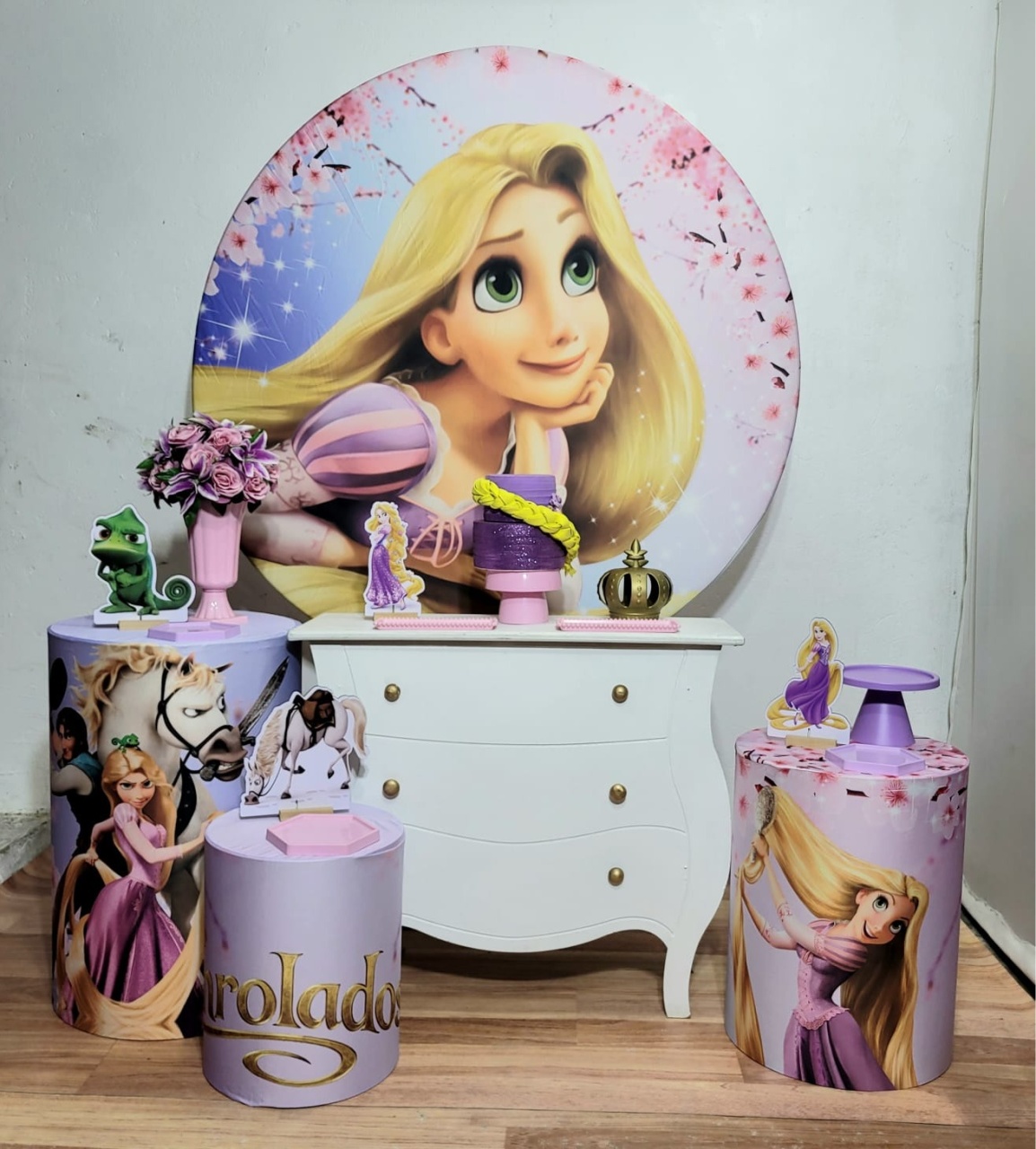 Kit M - Rapunzel Enrolados - JPeventospeguemontee