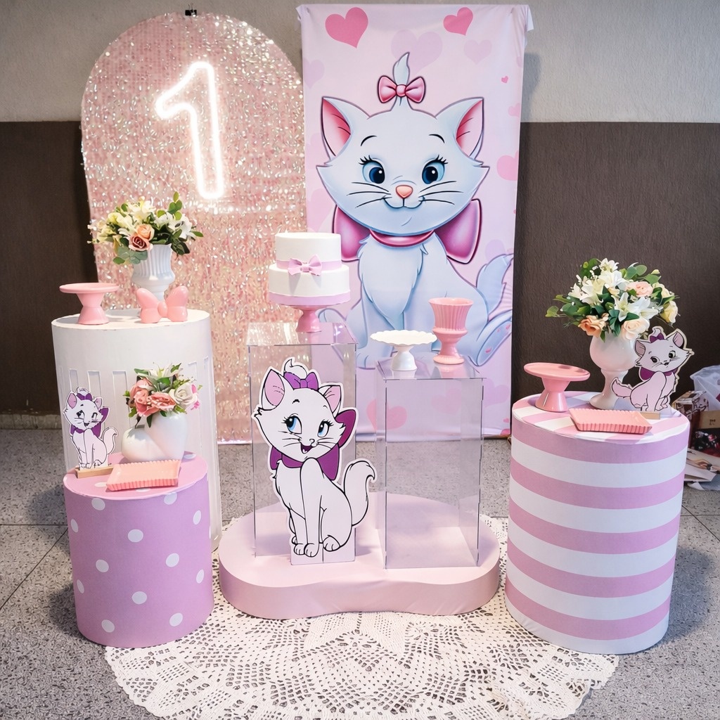 Decoração Gata Marie - JPeventospeguemontee