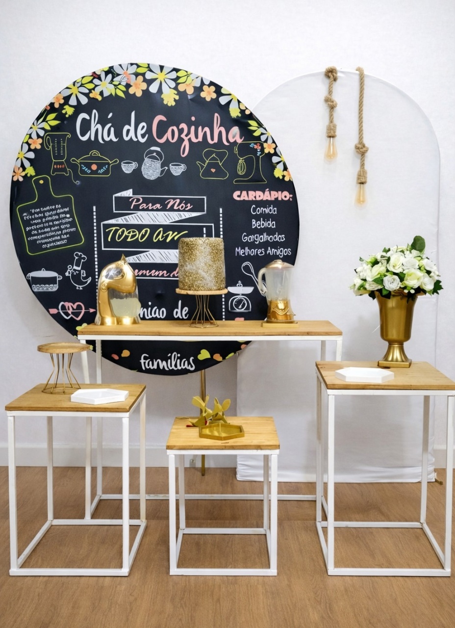 Decoração Chá de Cozinha - JPeventospeguemontee