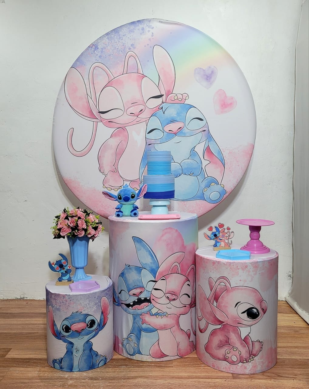 Kit P -  Stitch Rosa - JPeventospeguemontee