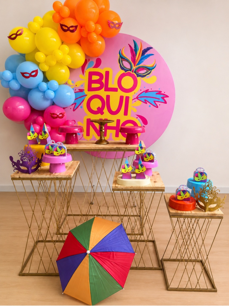 Decoração Carnaval ( Sem Bexiga) - JPeventospeguemontee