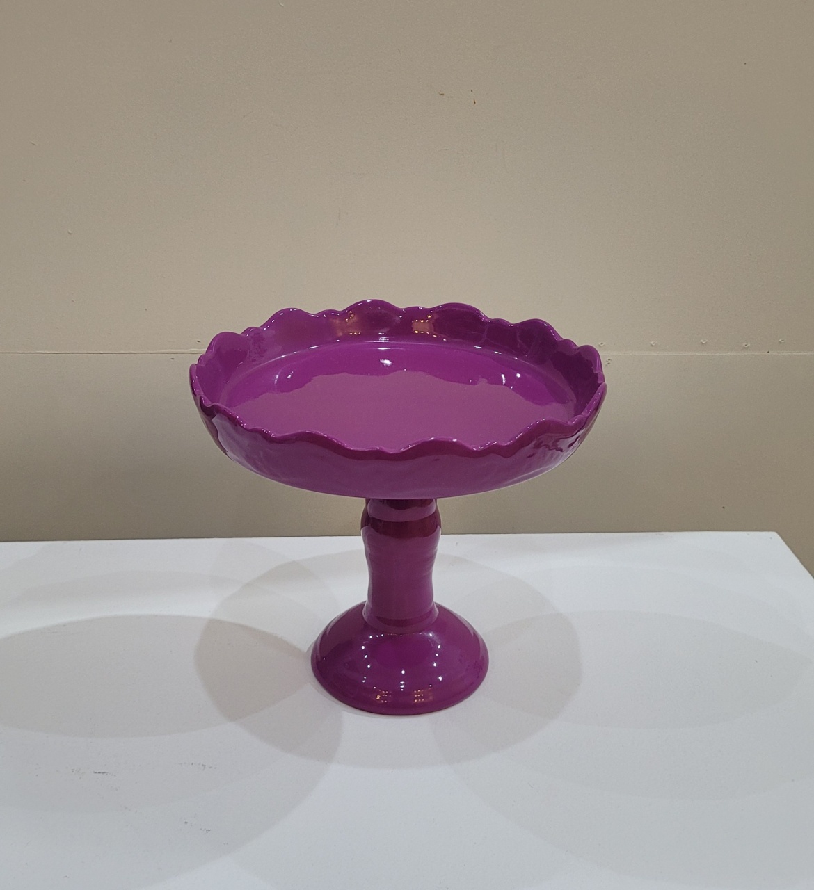Doceira Cerâmica Babado M - Roxo - Sonhare Pocket
