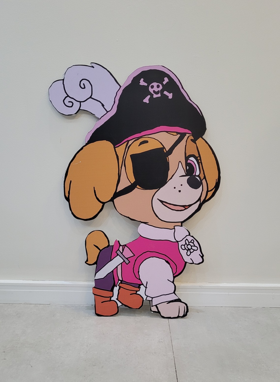 Display Skye Pirata (Patrulha Canina) - Sonhare Pocket