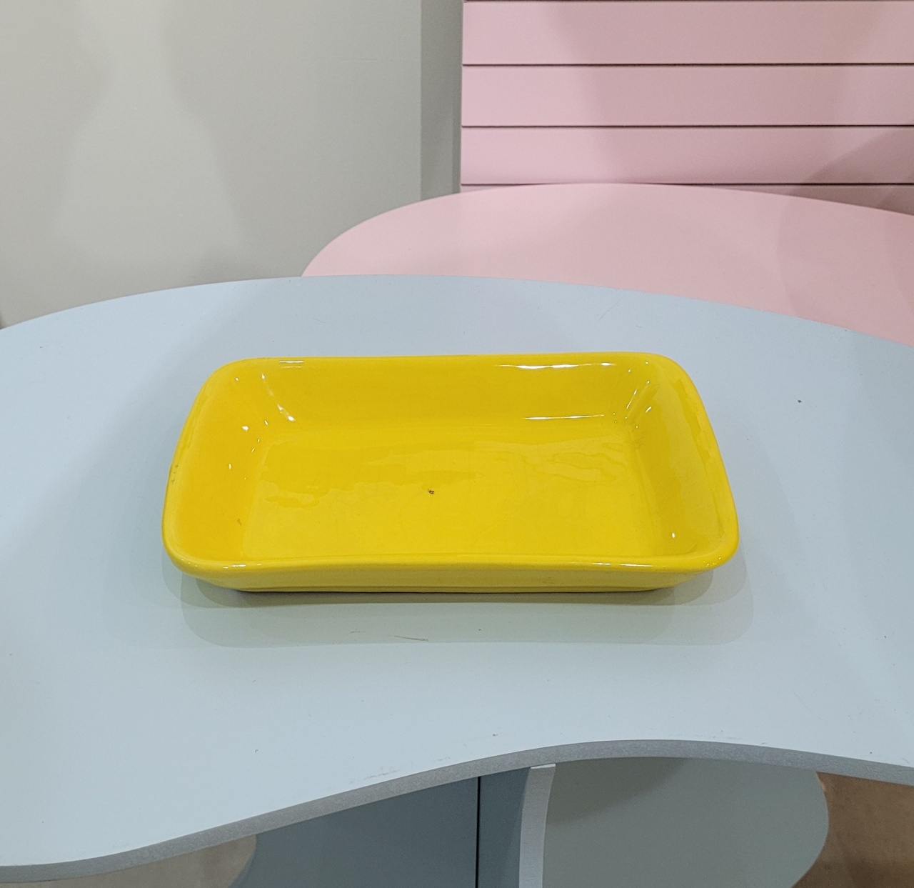 Bandeja Cerâmica - Amarelo - Sonhare Pocket