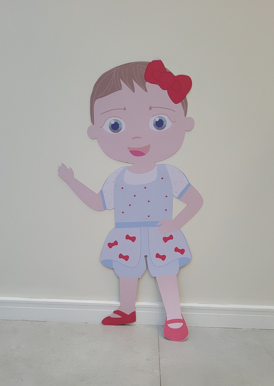 Display Menina Laços - Sonhare Pocket