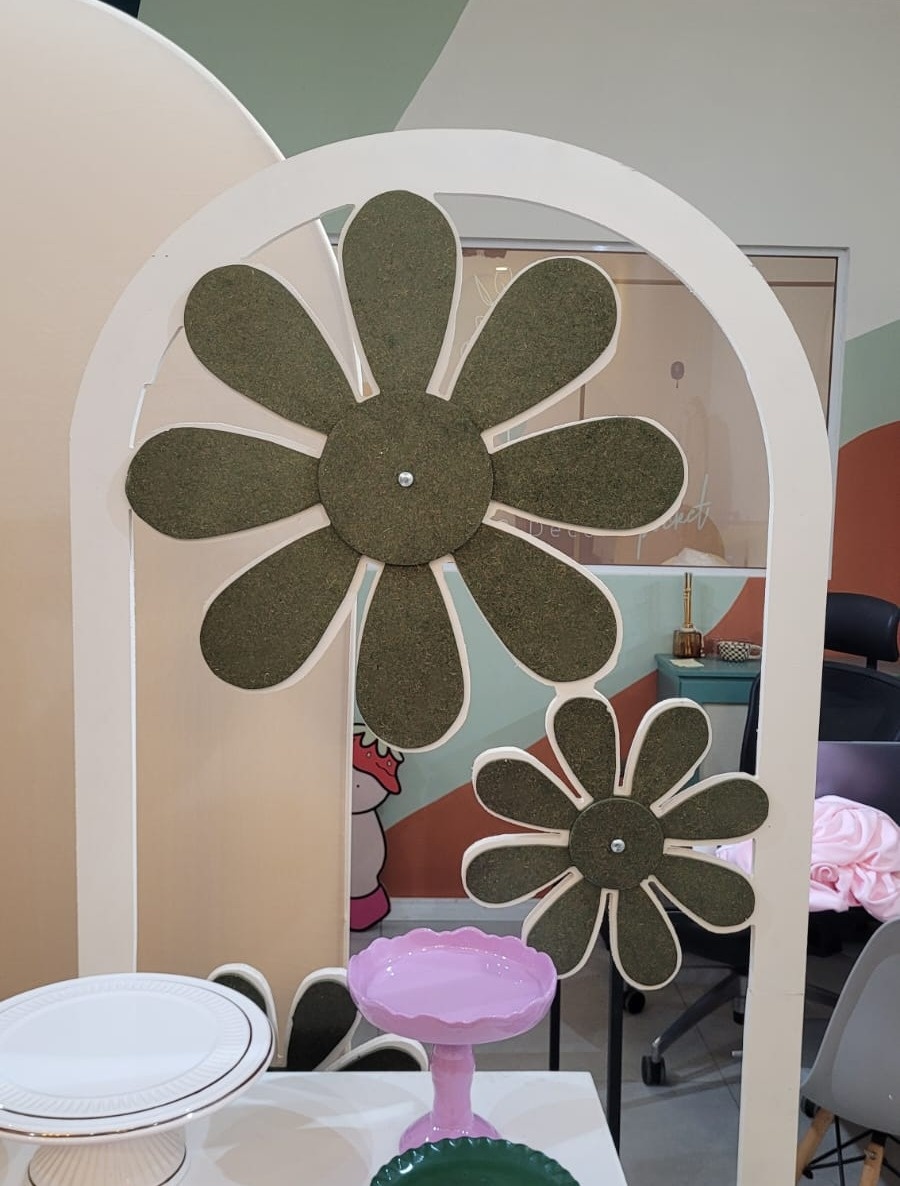 Painel Mdf Margaridas - Sonhare Pocket