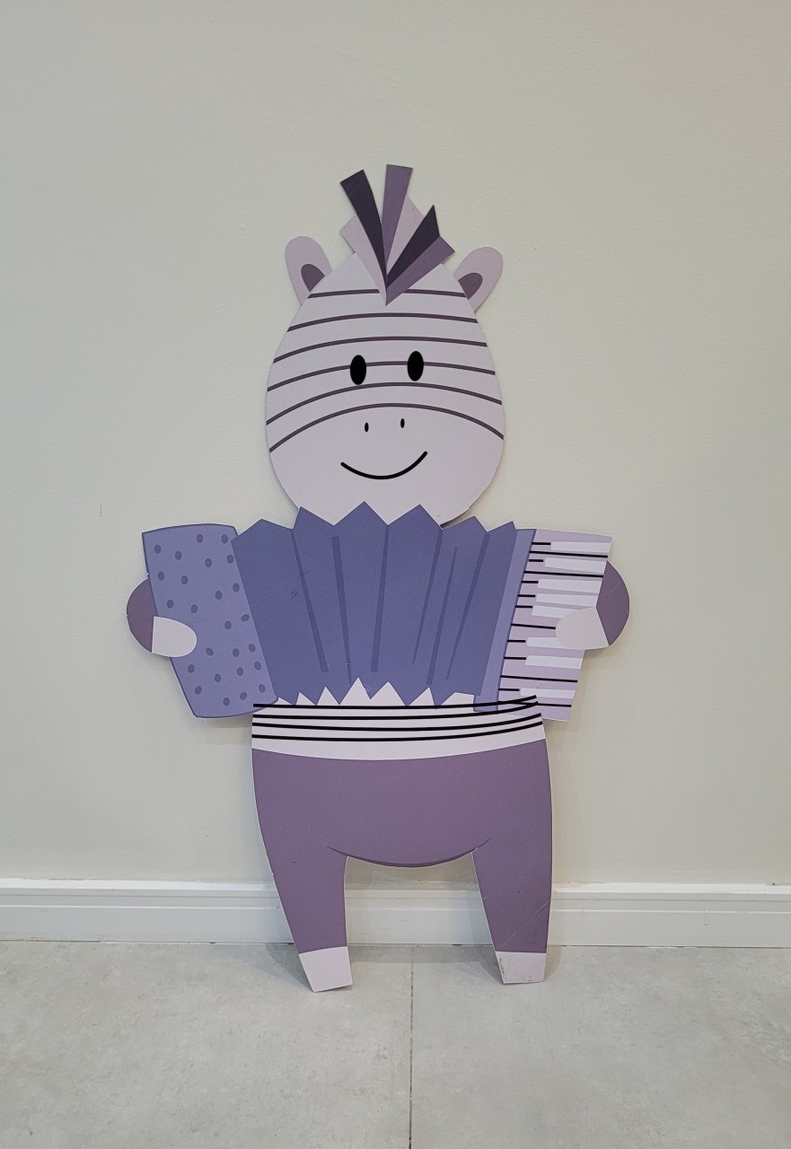 Display Zebra  Musical - Sonhare Pocket
