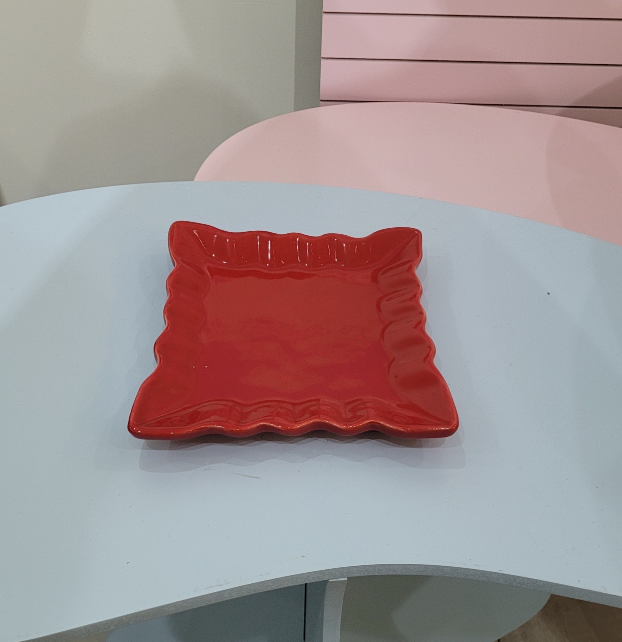 Bandeja Cerâmica - Vermelho - Sonhare Pocket